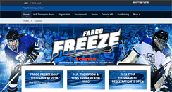 Desktop Screenshot of fargohockey.org
