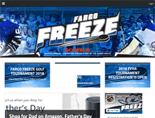 Tablet Screenshot of fargohockey.org